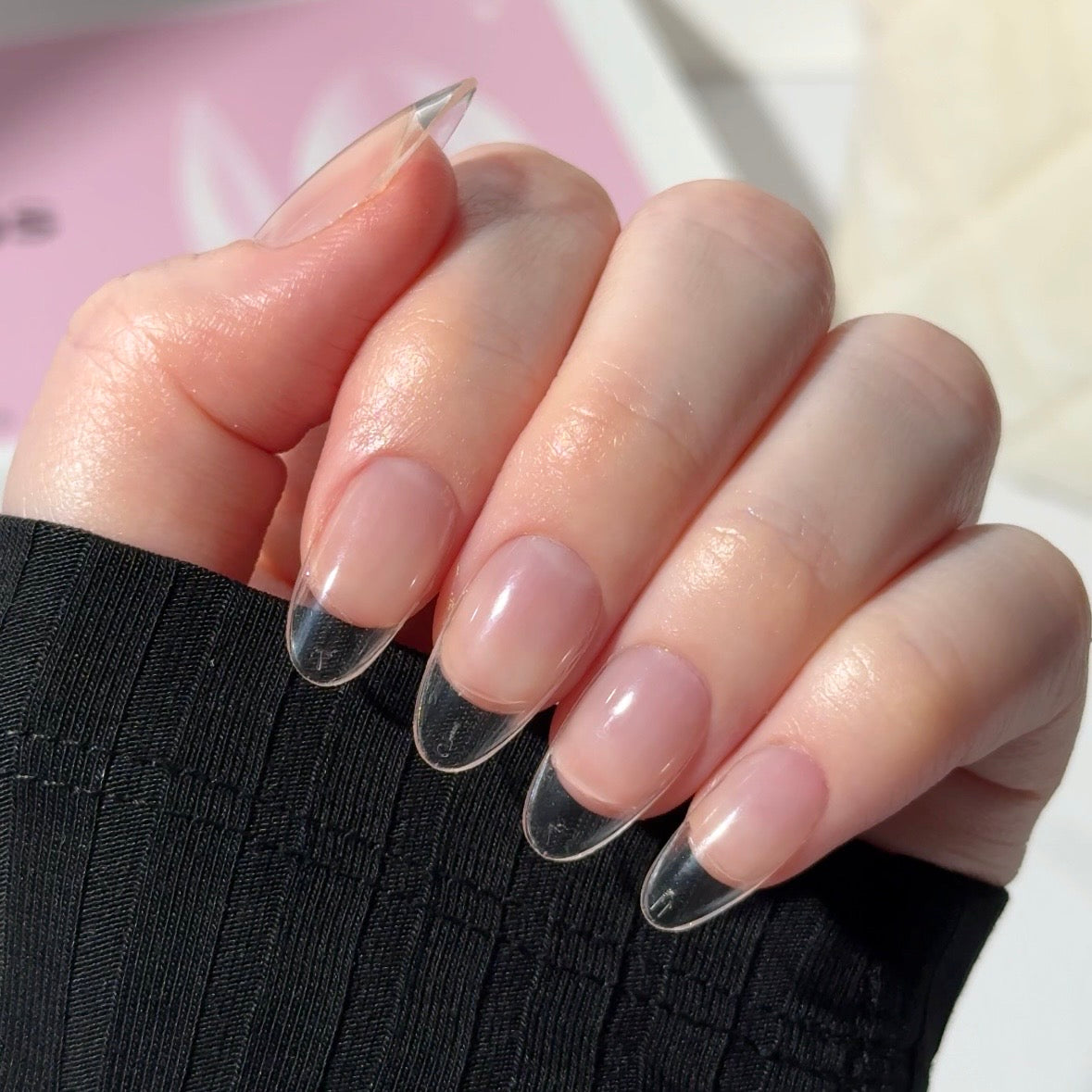 Extra Short Almond Soft Gel Tips – Geli Potion
